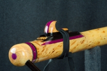 Yellow Cedar Burl Native American Flute, Minor, Bass A-3, #R2F